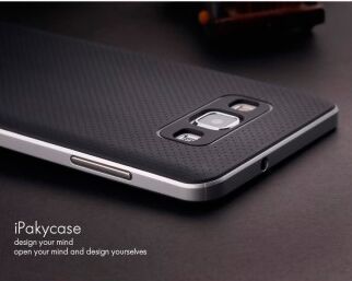 Захисна накладка IPAKY Hybrid для Samsung Galaxy A5 (A500) - Silver: фото 4 з 5