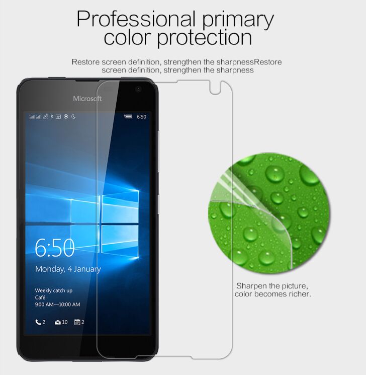 Защитная пленка NILLKIN Сrystal для Microsoft Lumia 650: фото 3 из 7