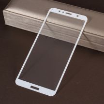 Защитное стекло Deexe Full Glue Coverage для Huawei Y6 2018 - White: фото 1 из 6
