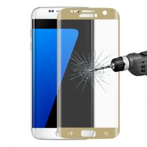 Захисне скло HAT PRINCE Full Covered для Samsung Galaxy S7 Edge (G935) - Gold: фото 1 з 6