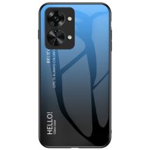 Захисний чохол Deexe Gradient Color для OnePlus Nord 2T - Black / Blue: фото 1 з 10
