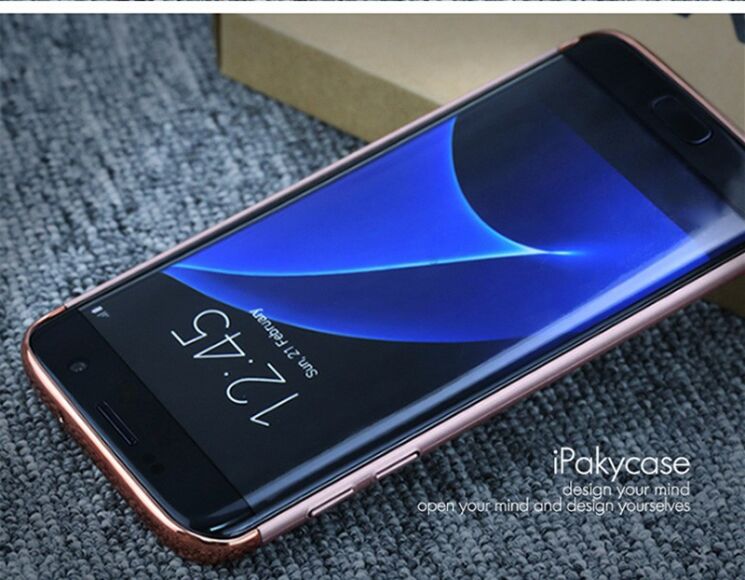 Защитный чехол IPAKY Slim Armor для Samsung Galaxy S7 edge (G935) - Rose Gold: фото 3 из 10