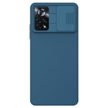 Захисний чохол NILLKIN CamShield Case для Xiaomi Poco X4 Pro - Blue: фото 1 з 17