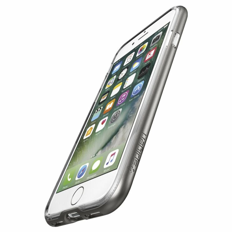 Захисний чохол SGP Neo Hybrid Crystal для iPhone 7 / iPhone 8 - Gunmetal: фото 8 з 22