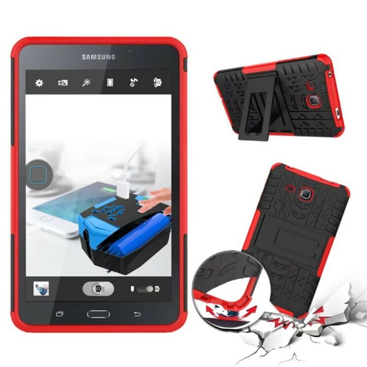 Защитный чехол UniCase Hybrid для Samsung Galaxy Tab A 7.0 (T280/285) - Red: фото 2 из 7