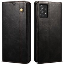 Захисний чохол UniCase Leather Wallet для Samsung Galaxy A23 (A235) - Black: фото 1 з 10
