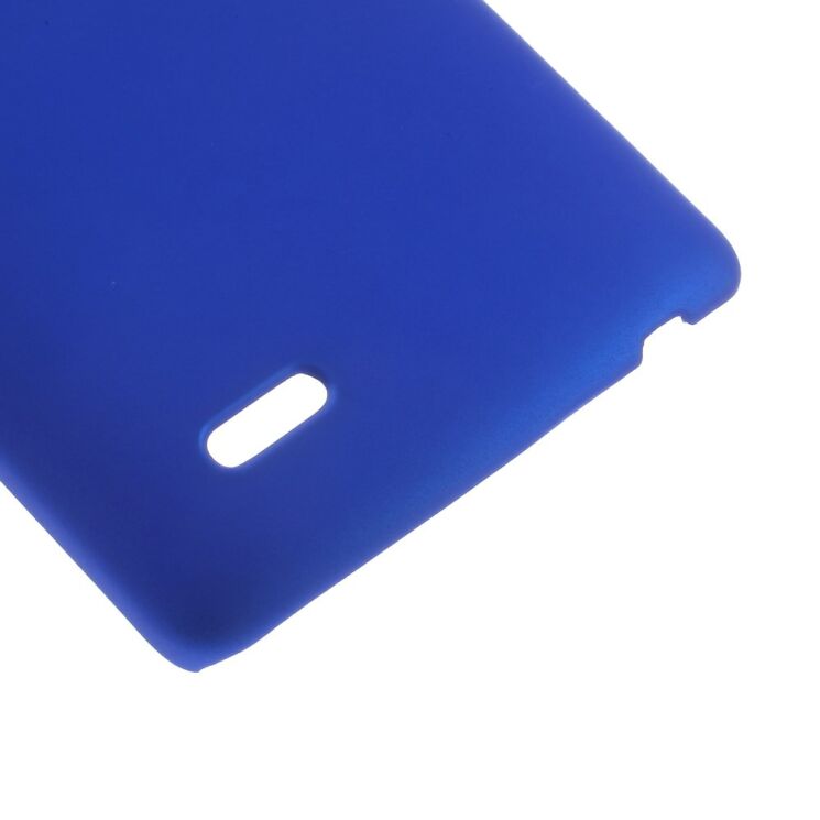 Пластиковая накладка Deexe Hard Shell для LG G3s (D724) - Dark Blue: фото 6 з 7