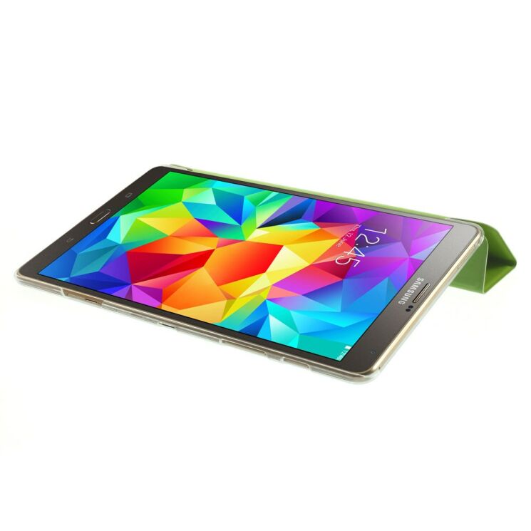 Чехол Deexe Toothpick Texture для Samsung Tab S 8.4 (T700) - Green: фото 5 из 8