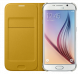 Чехол Flip Wallet PU для Samsung S6 (G920) EF-WG920PLEGRU - Yellow (S6-2413Y). Фото 2 из 8