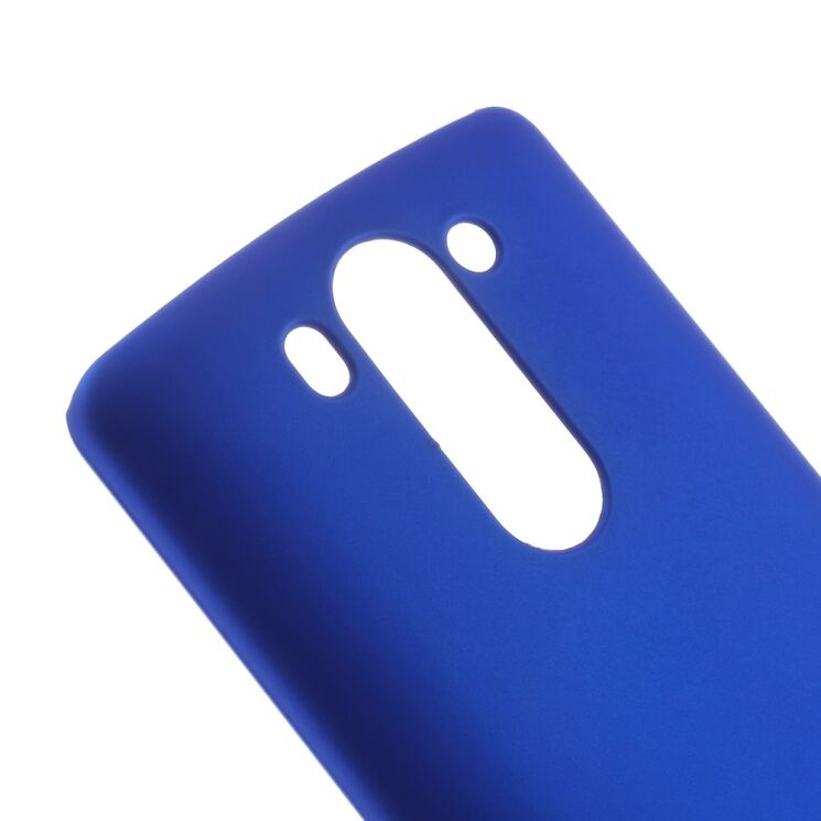 Пластиковая накладка Deexe Hard Shell для LG G3s (D724) - Dark Blue: фото 5 из 7