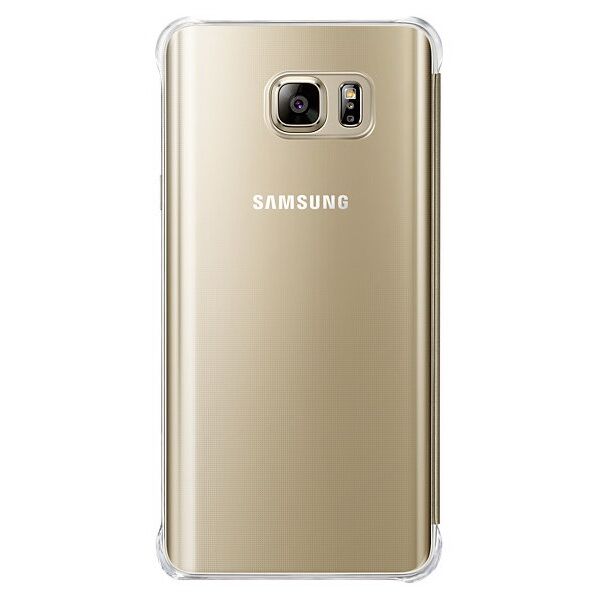 Чехол Clear View Cover для Samsung Galaxy Note 5 (N920) EF-ZN920C - Gold: фото 3 из 5