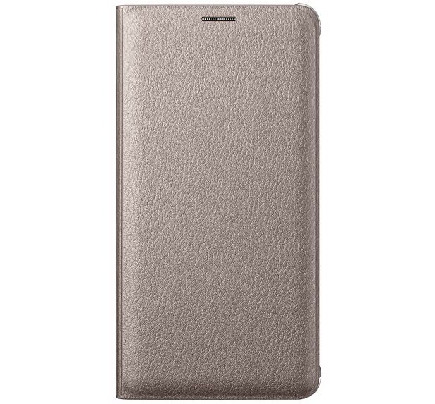 Чехол Flip Wallet для Samsung Galaxy Note 5 (N920) EF-WN920PBEGRU - Gold: фото 2 из 8