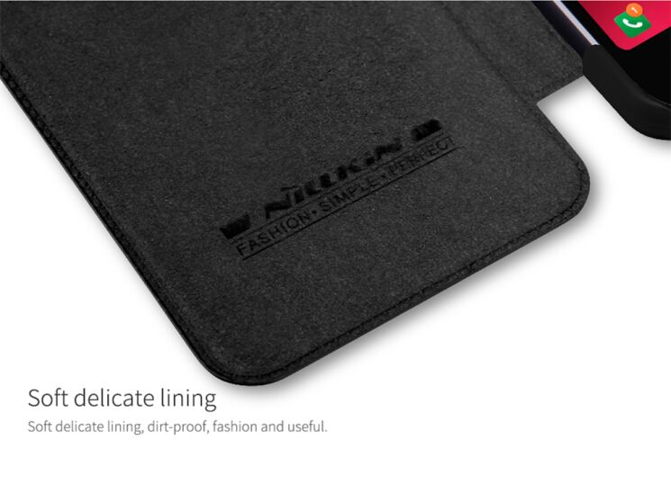 Чохол-книжка NILLKIN Qin Series для LG G6 - Black: фото 13 з 19