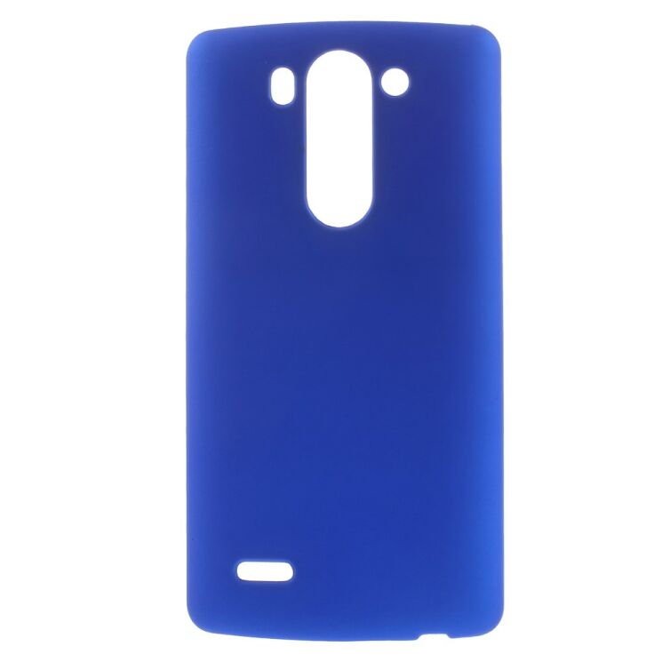 Пластиковая накладка Deexe Hard Shell для LG G3s (D724) - Dark Blue: фото 2 з 7