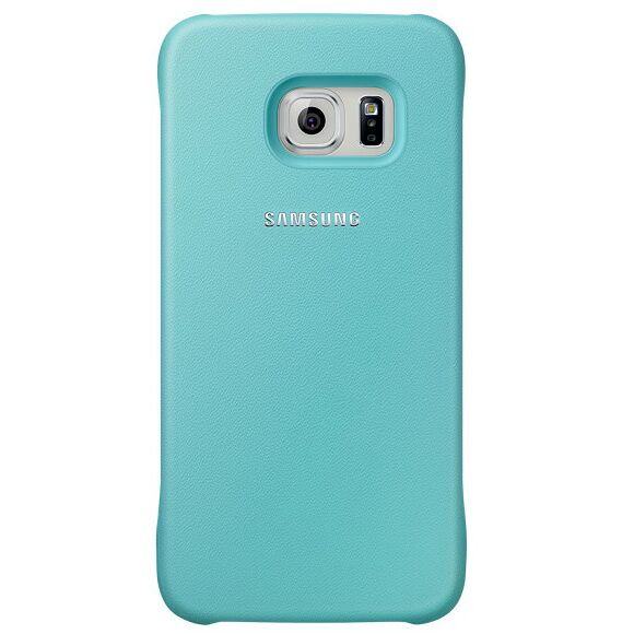 Чехол-накладка Protective Cover для Samsung S6 (G920) EF-YG920BBEGRU - Turquoise: фото 1 из 8