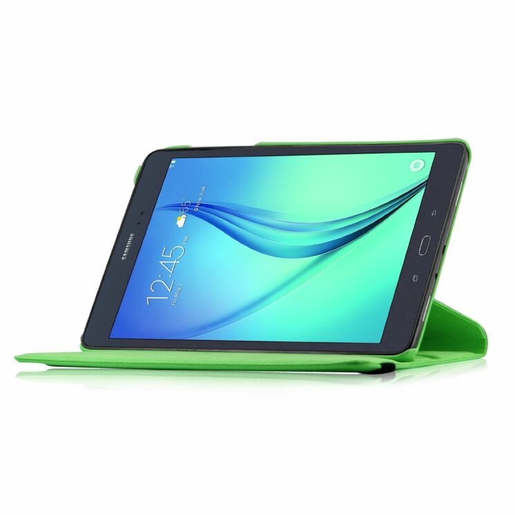 Вращающийся чехол Deexe Rotation для Samsung Galaxy Tab A 8.0 (T350/351) - Green: фото 2 з 9