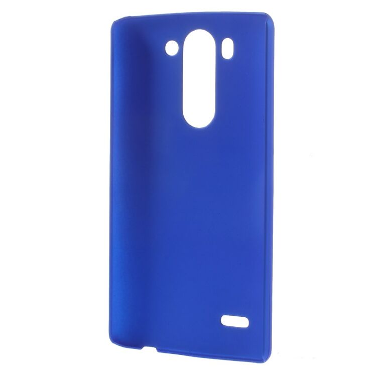 Пластиковая накладка Deexe Hard Shell для LG G3s (D724) - Dark Blue: фото 3 з 7