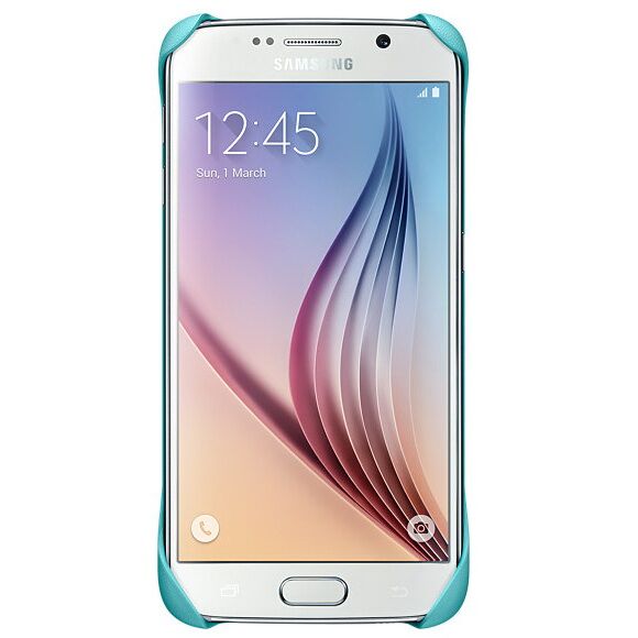Чохол-накладка Protective Cover для Samsung S6 (G920) EF-YG920BBEGRU - Turquoise: фото 2 з 8