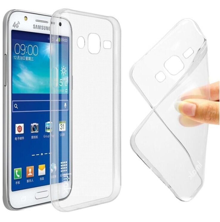Силиконовая накладка Deexe UltraSlim для Samsung Galaxy J7 (J700) / J7 Neo (J701): фото 1 з 3