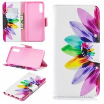 Чехол-книжка Deexe Color Wallet для Samsung Galaxy A50 (A505) / A30s (A307) / A50s (A507) - Petals Pattern: фото 1 из 8
