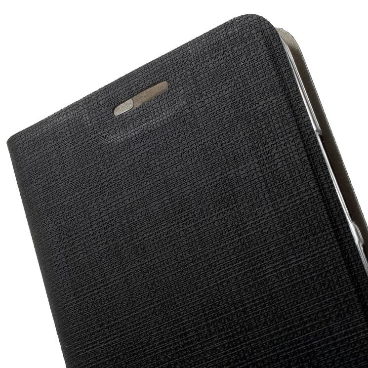 Чохол-книжка Deexe Lines Texture для Motorola Moto E4 - Black: фото 6 з 9