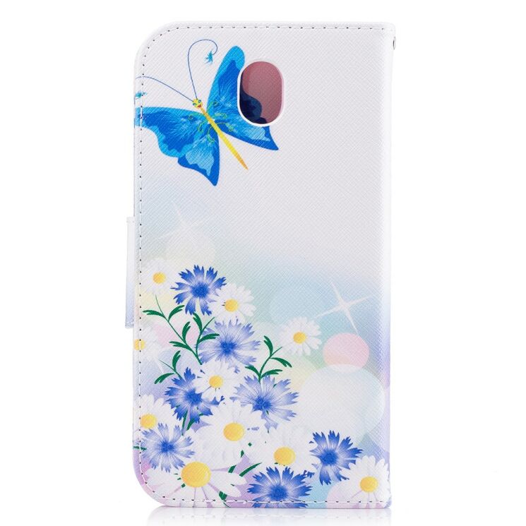 Чехол-книжка UniCase Color Wallet для Samsung Galaxy J5 2017 (J530) - Blue Butterfly: фото 3 из 8