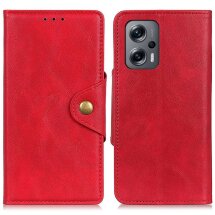 Чехол UniCase Vintage Wallet для Xiaomi Poco X4 GT - Red: фото 1 из 11