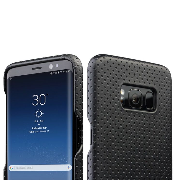 Кожаный чехол QIALINO Mesh Holes для Samsung Galaxy S8 Plus (G955): фото 5 з 11
