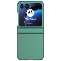 Пластиковий чохол Deexe Hinge Case для Motorola Razr 40 Ultra - Dark Green: фото 1 з 6