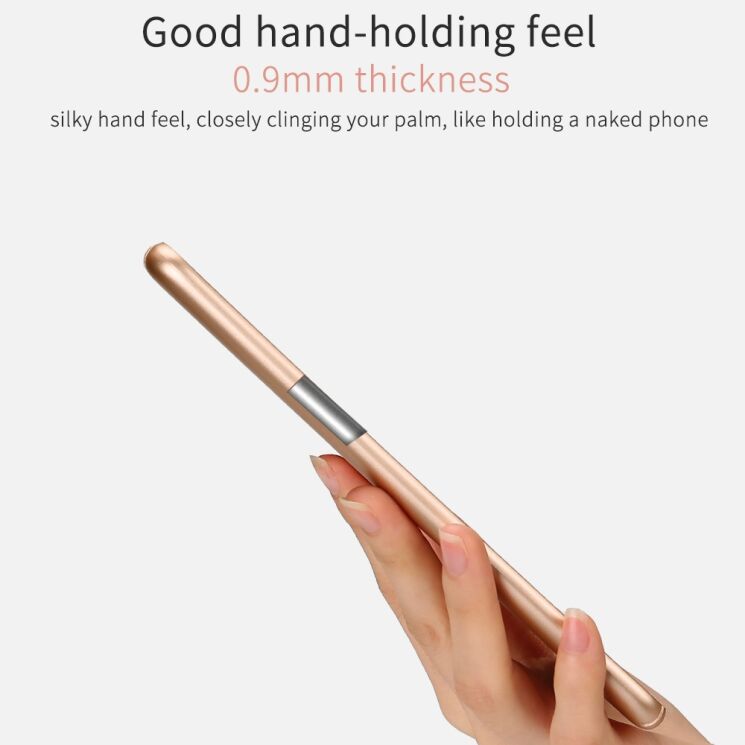 Пластиковий чохол LENUO Silky Touch для Xiaomi Mi Max 2 - Black: фото 6 з 10