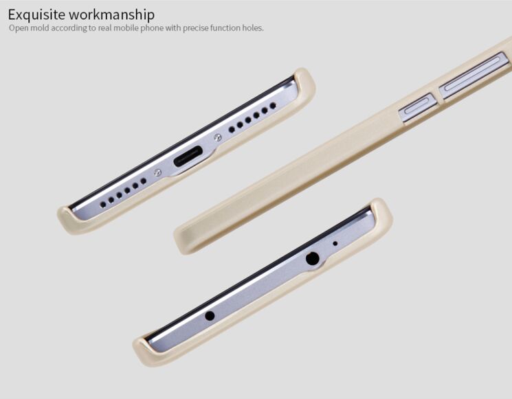 Пластиковий чохол NILLKIN Frosted Shield для Xiaomi Redmi Pro - Black: фото 14 з 15