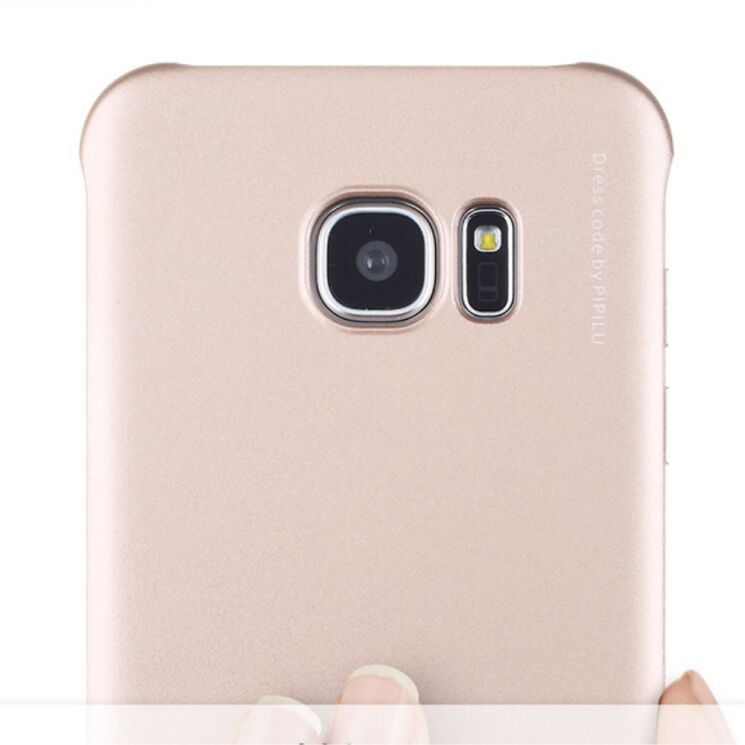 Пластиковий чохол X-LEVEL Slim для Samsung Galaxy S7 edge (G935) - Gold: фото 10 з 10