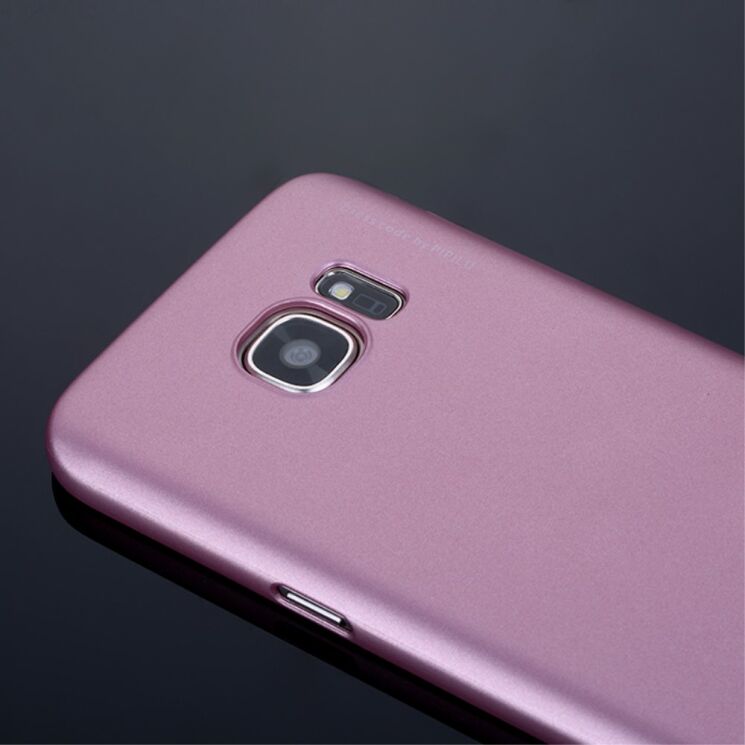 Пластиковый чехол X-LEVEL Slim для Samsung Galaxy S7 (G930) - Rose Gold: фото 4 из 5