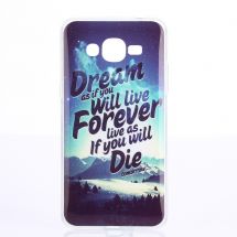 Силіконовий (TPU) чохол Deexe Life Style для Samsung Galaxy J2 Prime (G532) - Dream On: фото 1 з 3