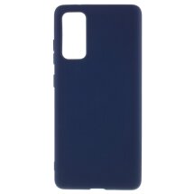 Силиконовый (TPU) чехол Deexe Matte Case для Samsung Galaxy S20 FE (G780) - Dark Blue: фото 1 из 6