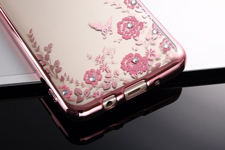 Силиконовый (TPU) чехол Deexe Shiny Cover для Samsung Galaxy J5 Prime (G570) - Rose Gold: фото 5 из 8