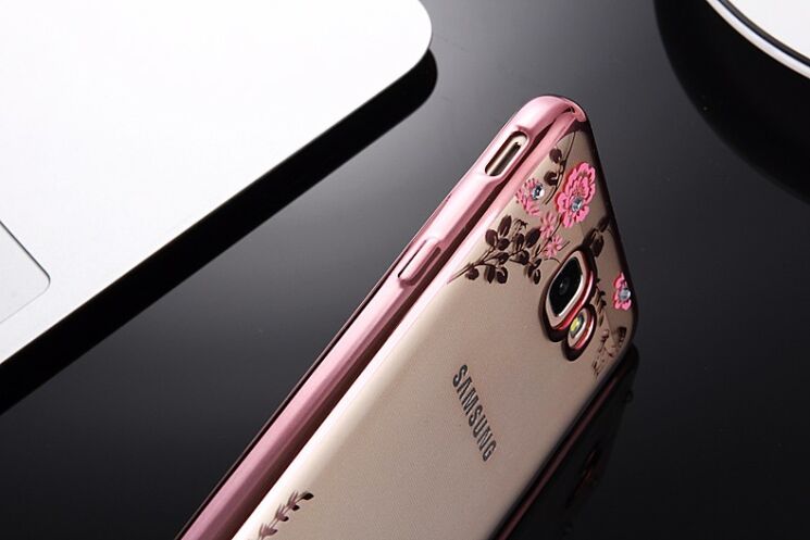 Силиконовый (TPU) чехол Deexe Shiny Cover для Samsung Galaxy J5 Prime (G570) - Rose Gold: фото 6 из 8