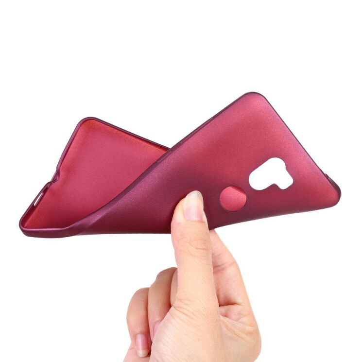 Силіконовий (TPU) чохол X-LEVEL Matte для Xiaomi Mi 5s Plus - Wine Red: фото 3 з 15