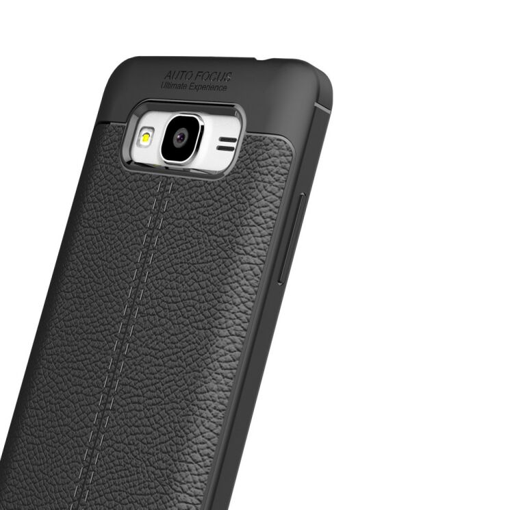 Захисний чохол Deexe Leather Cover для Samsung Galaxy J2 Prime - Black: фото 4 з 11