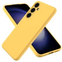 Захисний чохол Deexe Silicone Case для Samsung Galaxy S24 - Yellow: фото 1 з 8