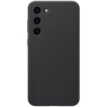 Защитный чехол Leather Case для Samsung Galaxy S23 Plus (S916) EF-VS916LBEGRU - Black: фото 1 из 3