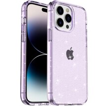 Защитный чехол UniCase Glitter Shell для Apple iPhone 15 Pro Max - Purple: фото 1 из 8