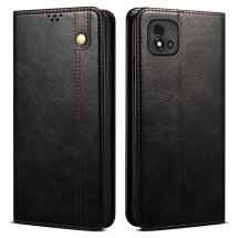Защитный чехол UniCase Leather Wallet для Realme C11 2021 - Black: фото 1 из 21