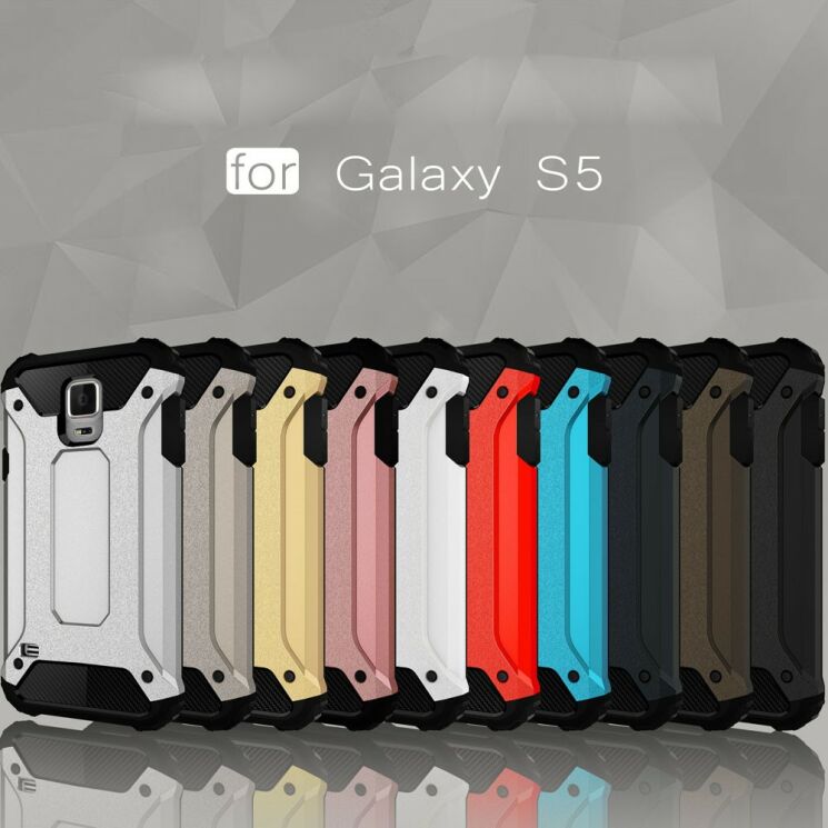 Защитный чехол UniCase Rugged Guard для Samsung Galaxy S5 (G900) - Red: фото 2 из 9