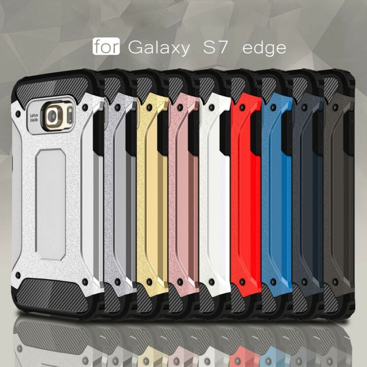 Защитный чехол UniCase Rugged Guard для Samsung Galaxy S7 edge (G935) - Red: фото 2 из 10