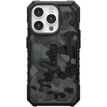 Защитный чехол URBAN ARMOR GEAR (UAG) Pathfinder SE MagSafe для Apple iPhone 15 Pro - Midnight Camo: фото 1 из 10