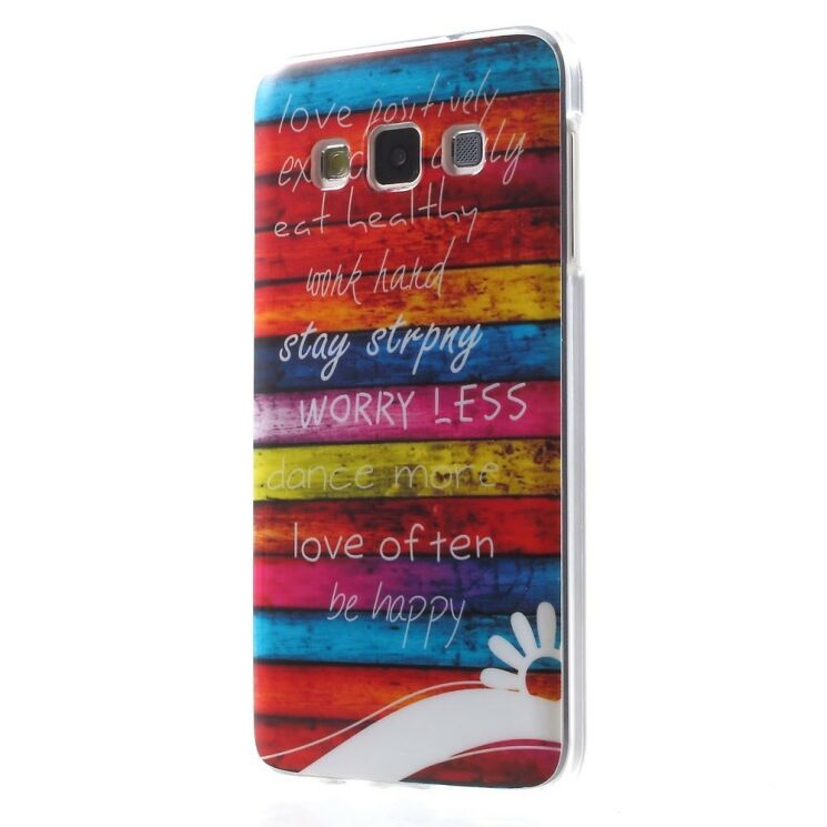Силиконовая накладка Deexe Life Style для Samsung Galaxy A3 (A300) - Pastel Flavor: фото 4 из 7