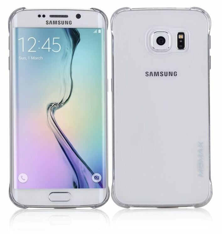 Пластиковая накладка MOMAX Clear Breeze для Samsung Galaxy S6 edge (G925) - Transparent: фото 1 з 6
