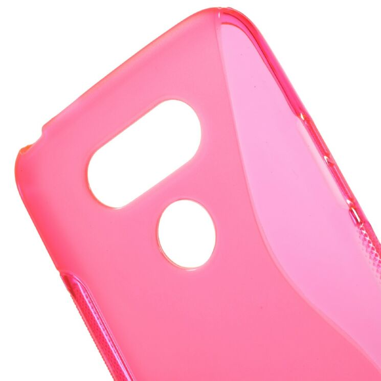 Силіконовий чохол Deexe S Line для LG G5 - Pink: фото 5 з 7