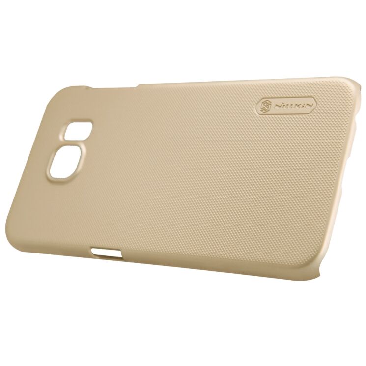 Пластиковая накладка NILLKIN Frosted Shield для Samsung Galaxy S6 (G920) - Gold: фото 5 из 17